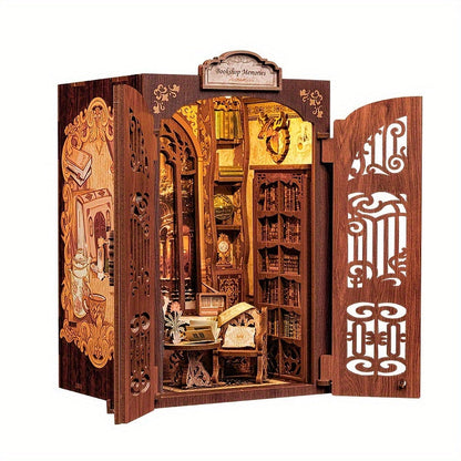 Miniatuur Uilenboekhandel Bouwpakket met Verlichting – 3D Puzzel