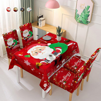 Kerst Tafelkleed met Feestelijk Design – Tafeldecoratie voor Kerst