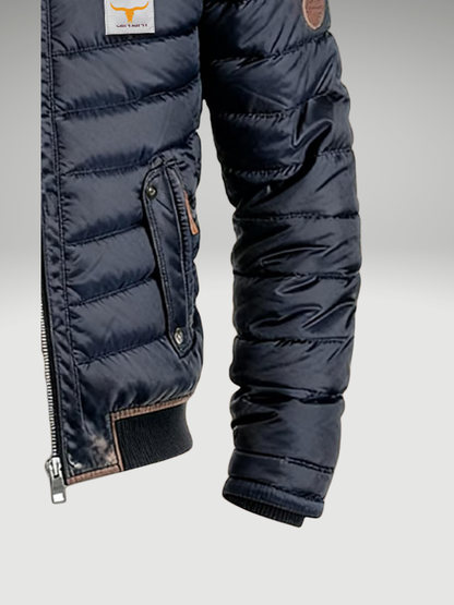Heren Korte Winterjas KoudSter – Gewatteerd en Warm