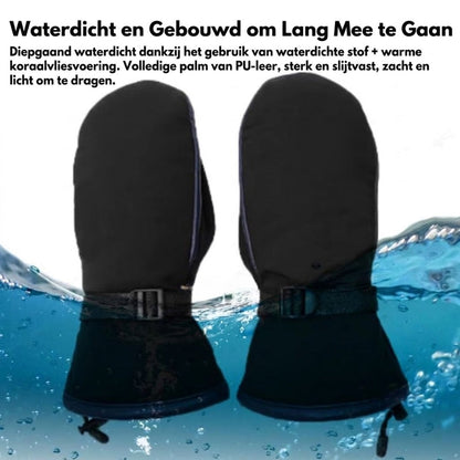 Dubbelzijdig Verwarmde Winterhandschoenen met USB-aansluiting