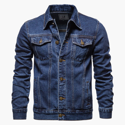 Heren Klassieke Jeansjack – Tijdloze Stijl voor Dagelijks Gebruik