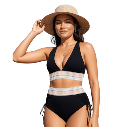 ShapeLuna Dames Bikini met Hoge Taille en Shaping-effect