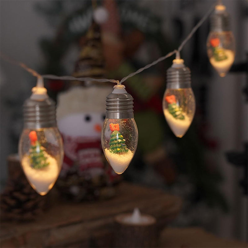 Roos Kerstlichtsnoer – LED Feestverlichting met Kerstfiguren