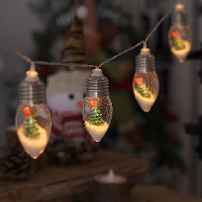Roos Kerstlichtsnoer – LED Feestverlichting met Kerstfiguren