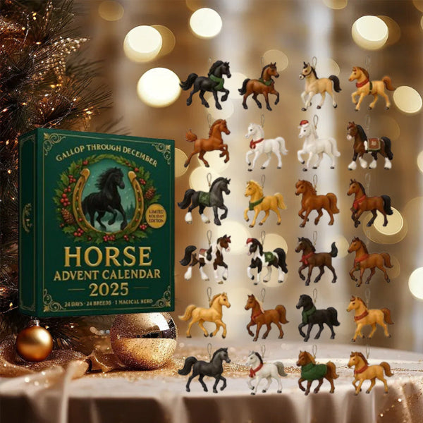 Paardenpracht – Adventskalender met 24 paardenfiguren