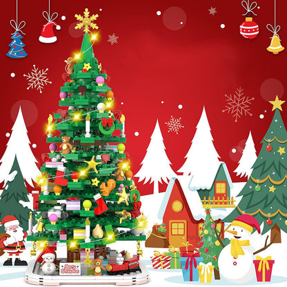 Kerstboom Adventskalender Bouwset – 1102 Onderdelen en 24 Dozen