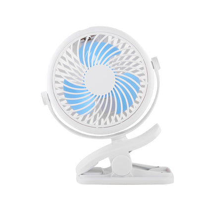 BriesKlem USB Klemventilator Draadloos 360° Oplaadbaar en Draaibaar
