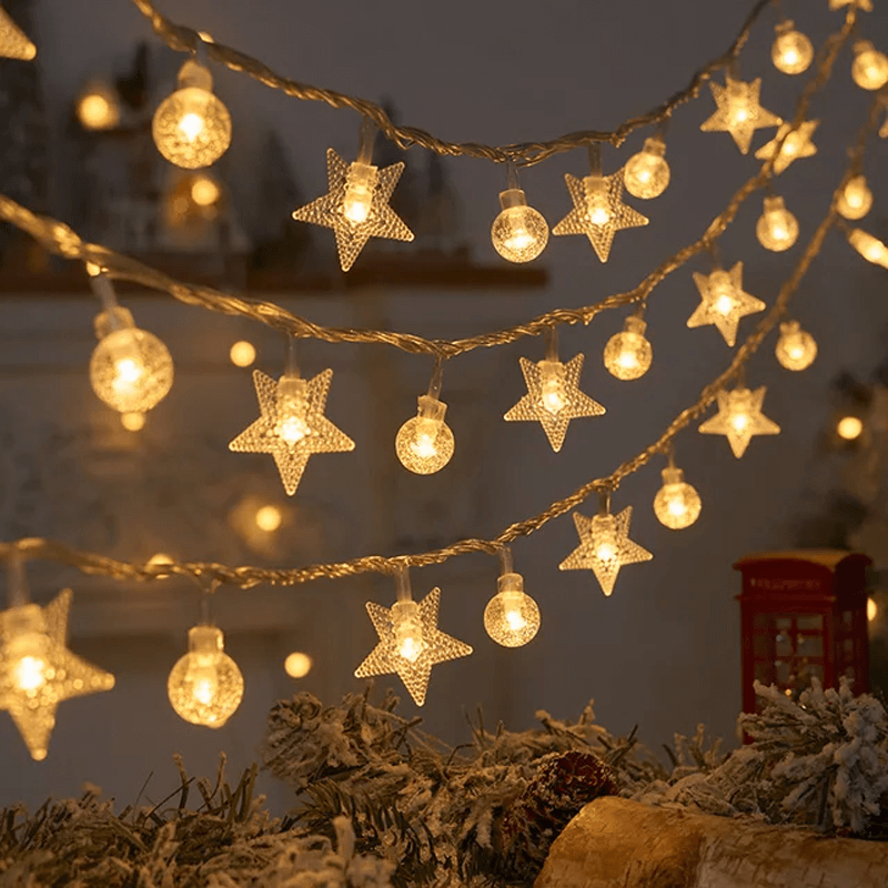 Saar Kerstverlichting – LED Strijklicht met Feestelijke Decoratie