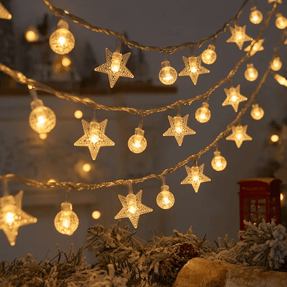 Saar Kerstverlichting – LED Strijklicht met Feestelijke Decoratie