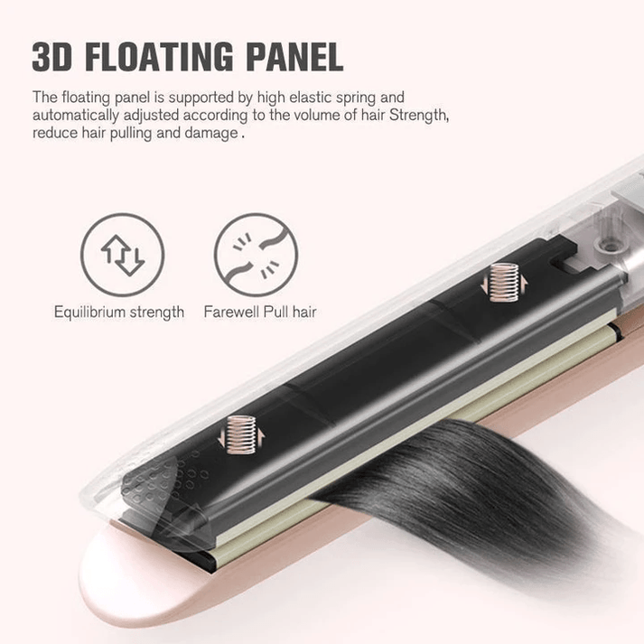 Liora Mini Haarstyler 2-in-1 voor Krullen en Glad Haar
