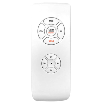 Ruimtebesparende 52" Laagprofiel Plafondventilator met LED-lamp & Afstandsbediening