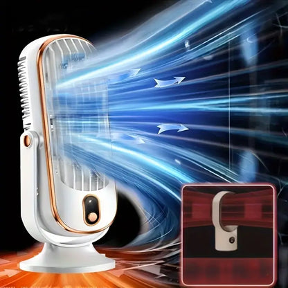 KoelPulse Draagbare Mini Aircooler 720° Rotatie USB Oplaadbaar