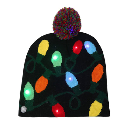 Kerst LED Muts – Feestelijke Muts met Verlichting voor Kinderen