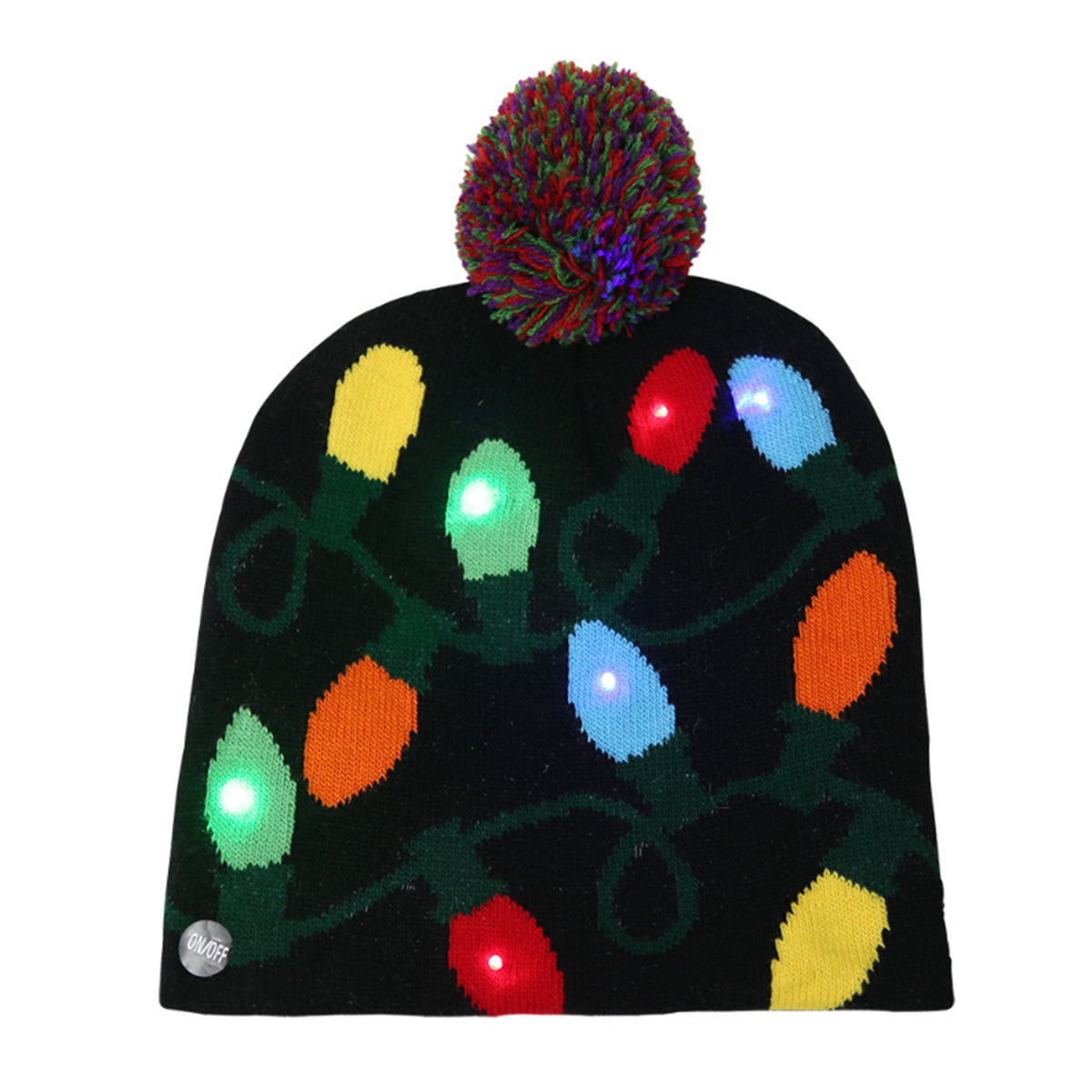 Kerst LED Muts – Feestelijke Muts met Verlichting voor Kinderen