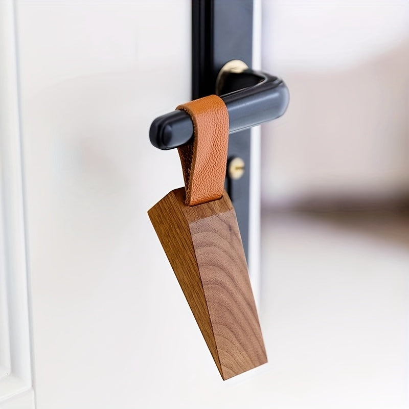 NordGrip - Deurstopper van massief hout – Minimalistisch Scandinavisch antislip wig