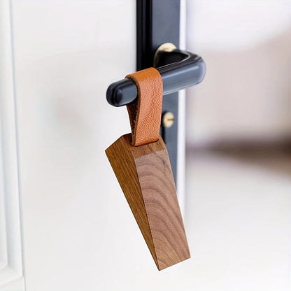 NordGrip - Deurstopper van massief hout – Minimalistisch Scandinavisch antislip wig