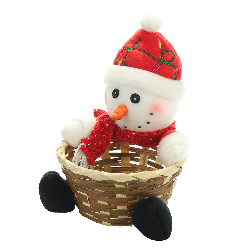 Kerst Snoepmandje – Klein Mandje voor Kinderen en Feestdecoratie