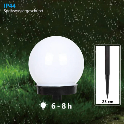 TuinGloed | 3-delige Solar Bolverlichting Waterdicht