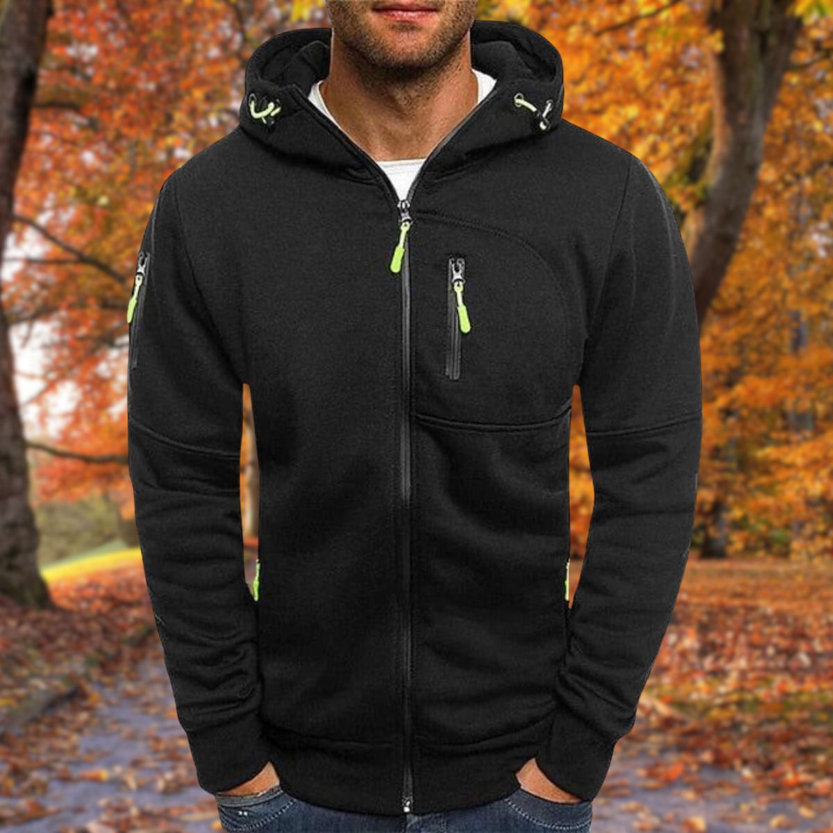 Heren Herfst Hoodie Warm Vest – Comfortabel en Stijlvol