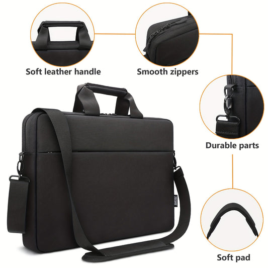 Workiva Laptoptas 17 Inch – Zakelijke Schoudertas met TSA-Vak