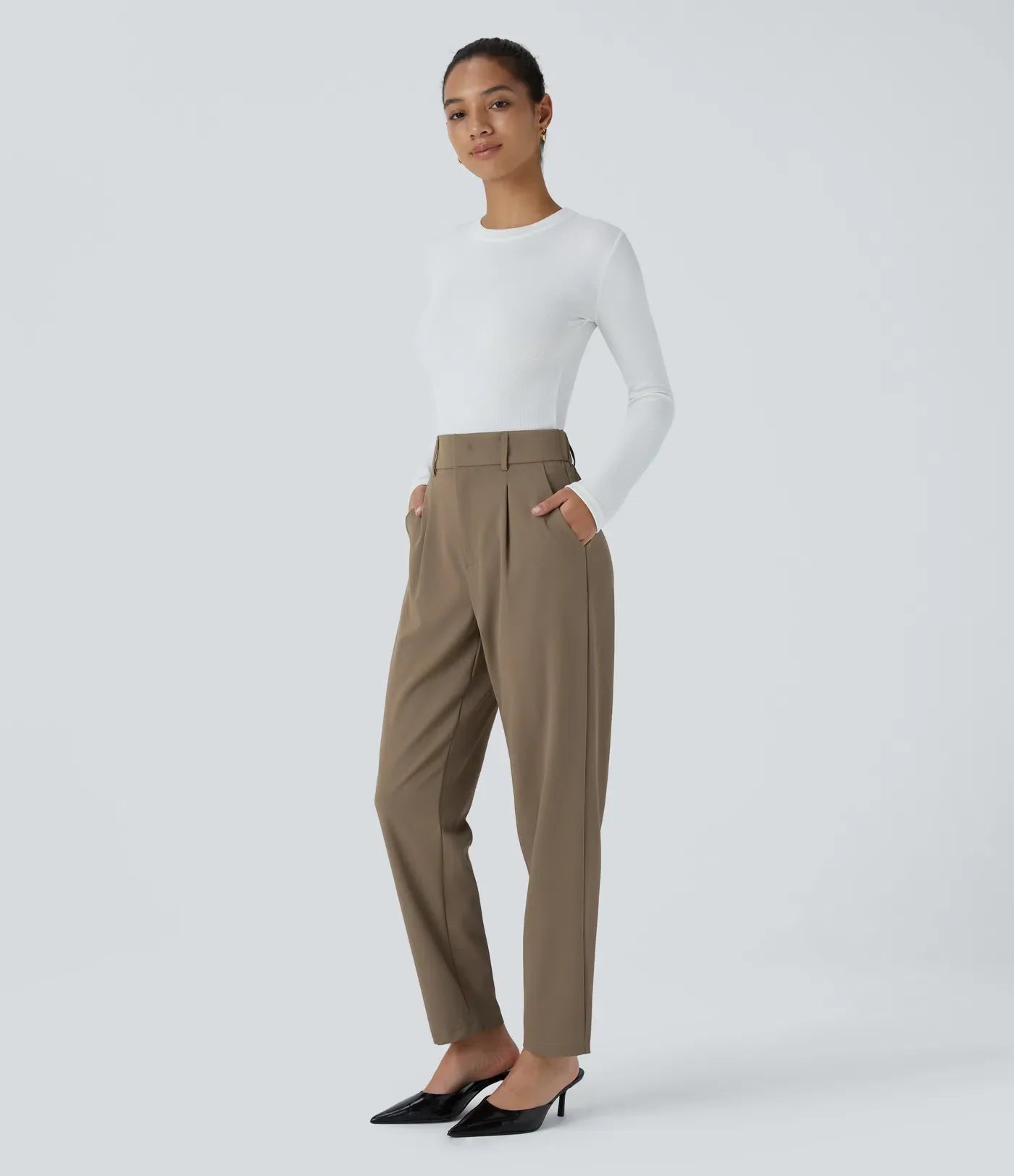 TailleVorm Comfort Stretch Broek Dames Hoge Taille Elegance