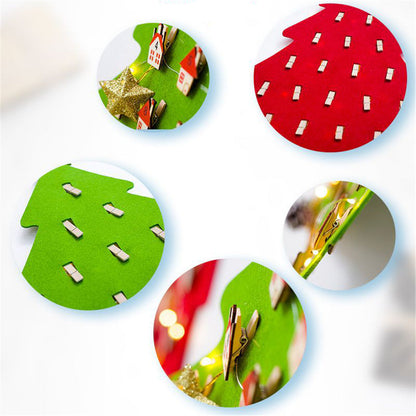 Kerstboom Aftelkalender – Groene Kerstkalender met 24 Clips