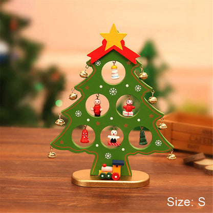 Kerstboomhoutje – Houten Kerstdecoratie DIY 11,5 cm