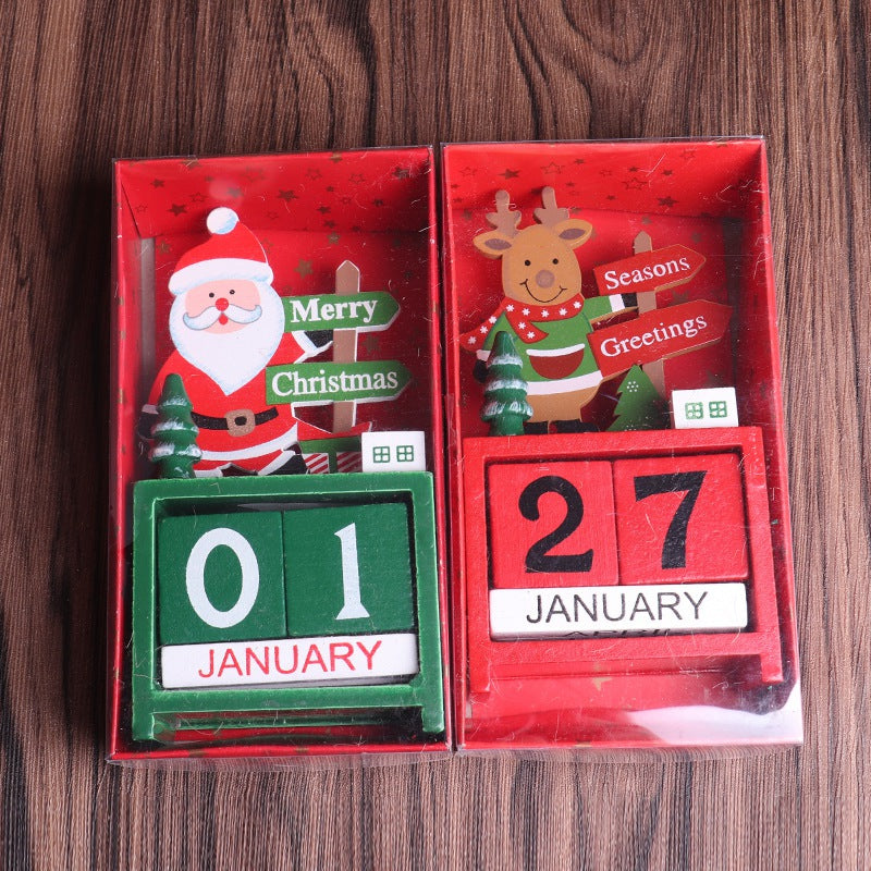 Kerstkalender Aftelkalender – Decoratieve Adventskalender met Kerstfiguren