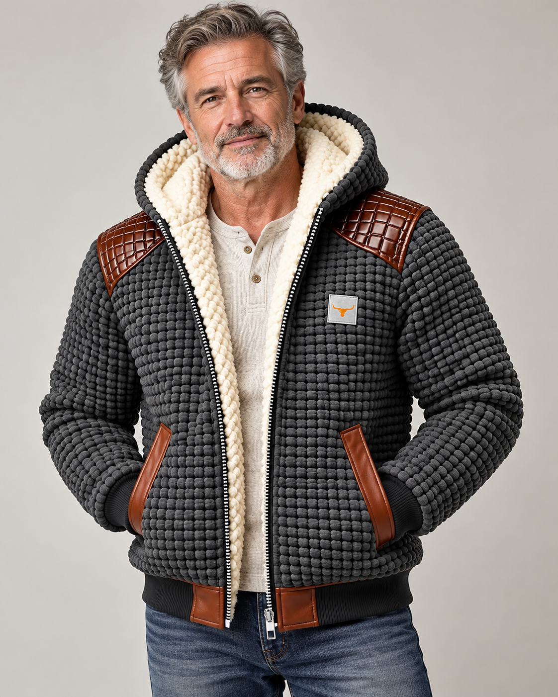 Heren Gewatteerd Vest – Warme Bodywarmer met Praktisch Ontwerp