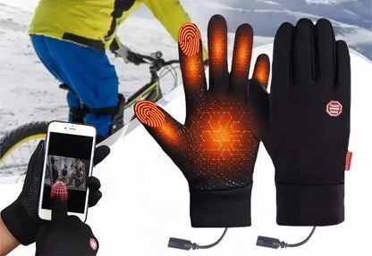 Warmtepad Verwarmde Winterhandschoenen met Touchscreenfunctie