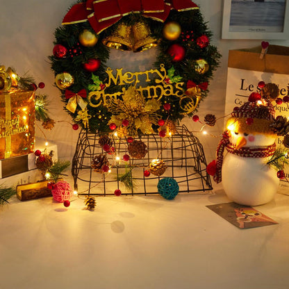 Dennerust LED Kerstlichtslinger met Dennenappels voor Binnen en Buiten