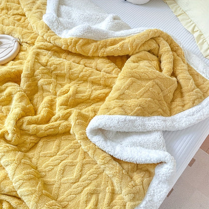 ZachtNest Omkeerbare Fleece Deken – Warme Plaid voor Alle Seizoenen