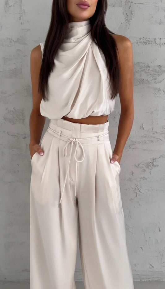 Zomerse Dames Tweedelige Set Liva – Comfortabele Elegante Outfit