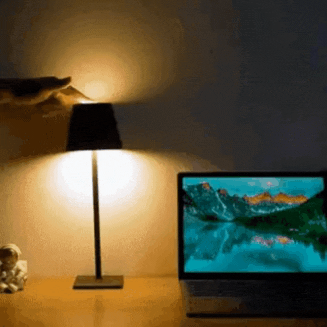 Draadglans – Draadloze LED tafellamp oplaadbaar, dimbaar, 38 cm