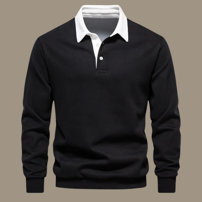 Elegante Heren Polosweater Lodewijk met Comfortabele Pasvorm