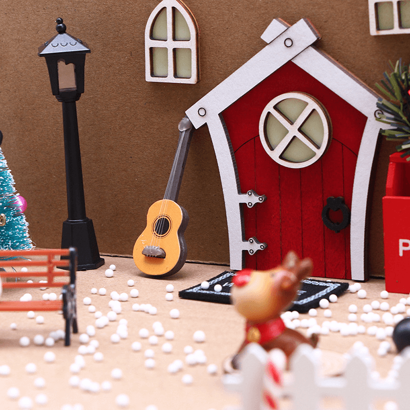 Fleur Kerstminiaturen – 19-delige Poppenhuis Decoratieset
