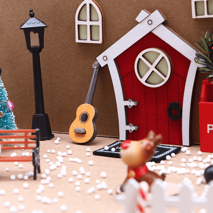 Fleur Kerstminiaturen – 19-delige Poppenhuis Decoratieset