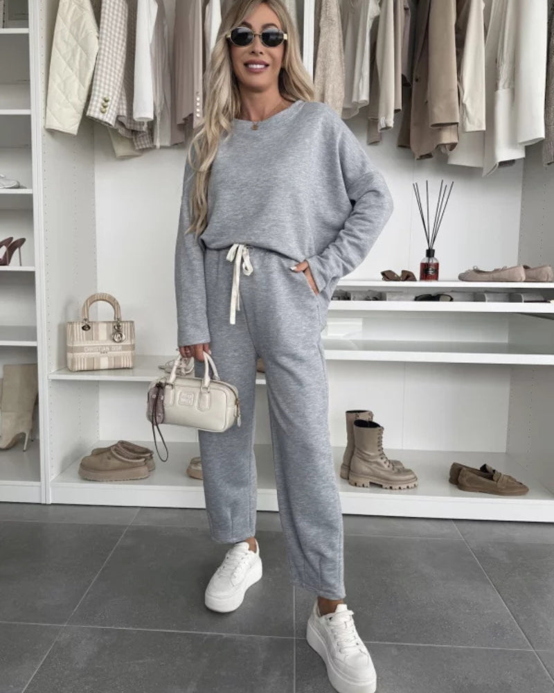 ZachtGemak Dames Tweedelige Casual Set voor Dagelijks Comfort