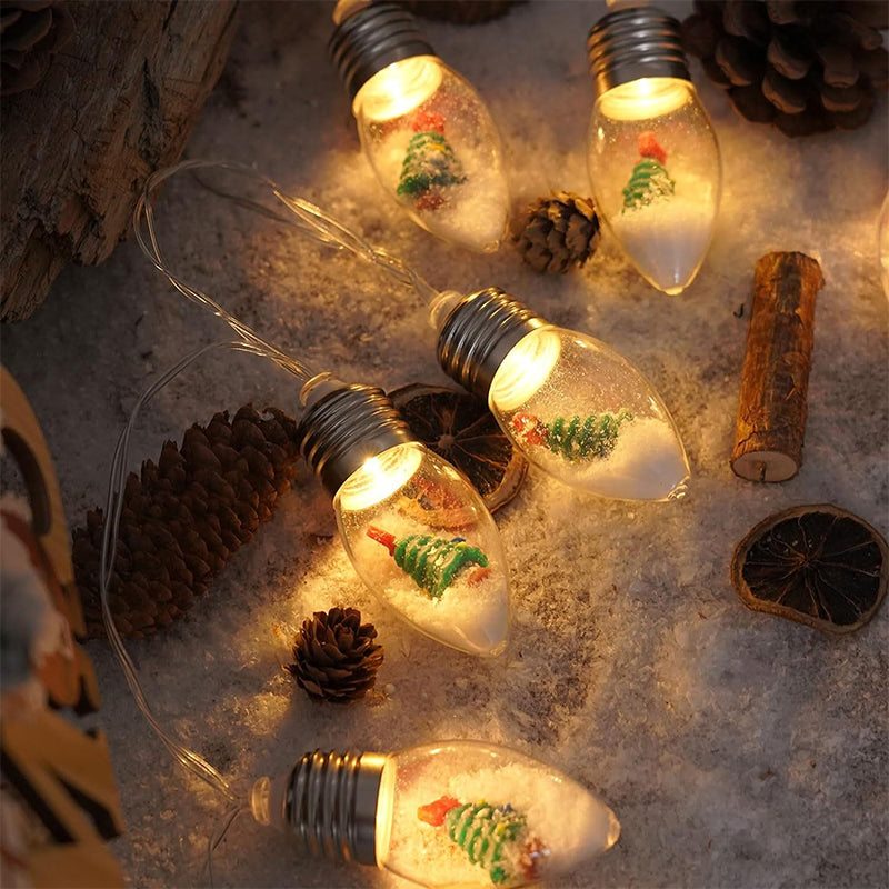 Roos Kerstlichtsnoer – LED Feestverlichting met Kerstfiguren