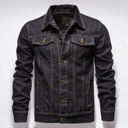 Heren Klassieke Jeansjack – Tijdloze Stijl voor Dagelijks Gebruik