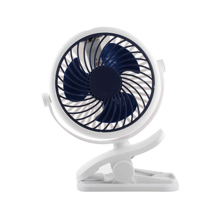 BriesKlem USB Klemventilator Draadloos 360° Oplaadbaar en Draaibaar