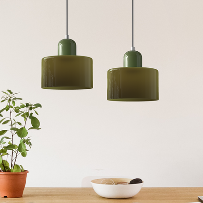 Bauhaus Glas Hanglamp | Modern Klotdesign | Verstelbare Hanglamp | Brick by Brick