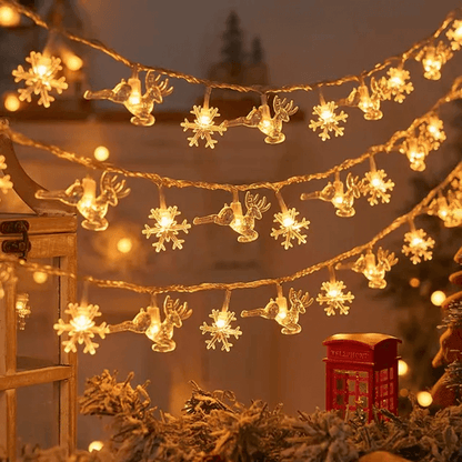 Saar Kerstverlichting – LED Strijklicht met Feestelijke Decoratie