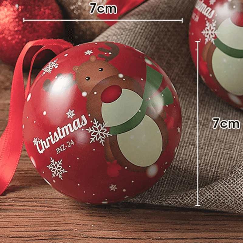 Snoepje Kerstsnoeppot – Decoratieve Snoepcontainer met Hangkoord