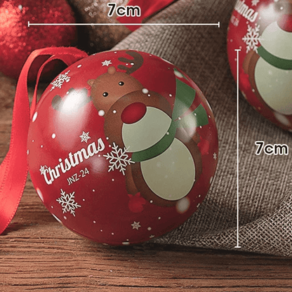 Snoepje Kerstsnoeppot – Decoratieve Snoepcontainer met Hangkoord