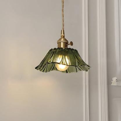 Bloesem Retro Hanglamp met Bloemendesign voor Eetkamer
