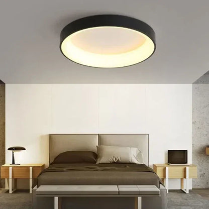 Ronde LED Plafondlamp – Scandinavisch Design voor Woonkamer