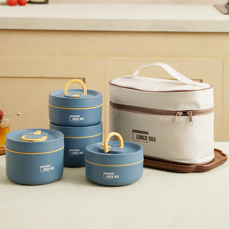 Warmio Lunchbox – Geïsoleerde RVS Lunchbox met Draagtas