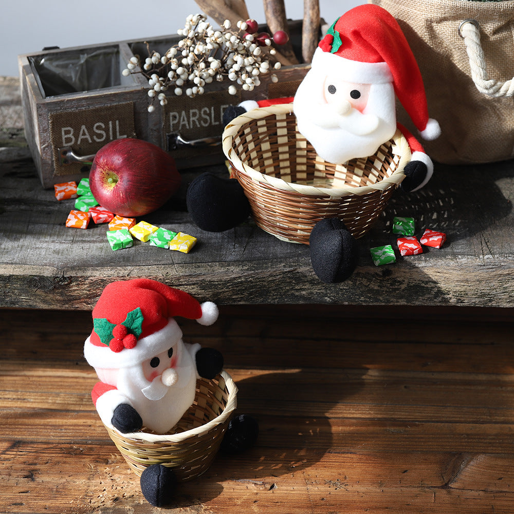 Kerst Snoepmandje – Klein Mandje voor Kinderen en Feestdecoratie