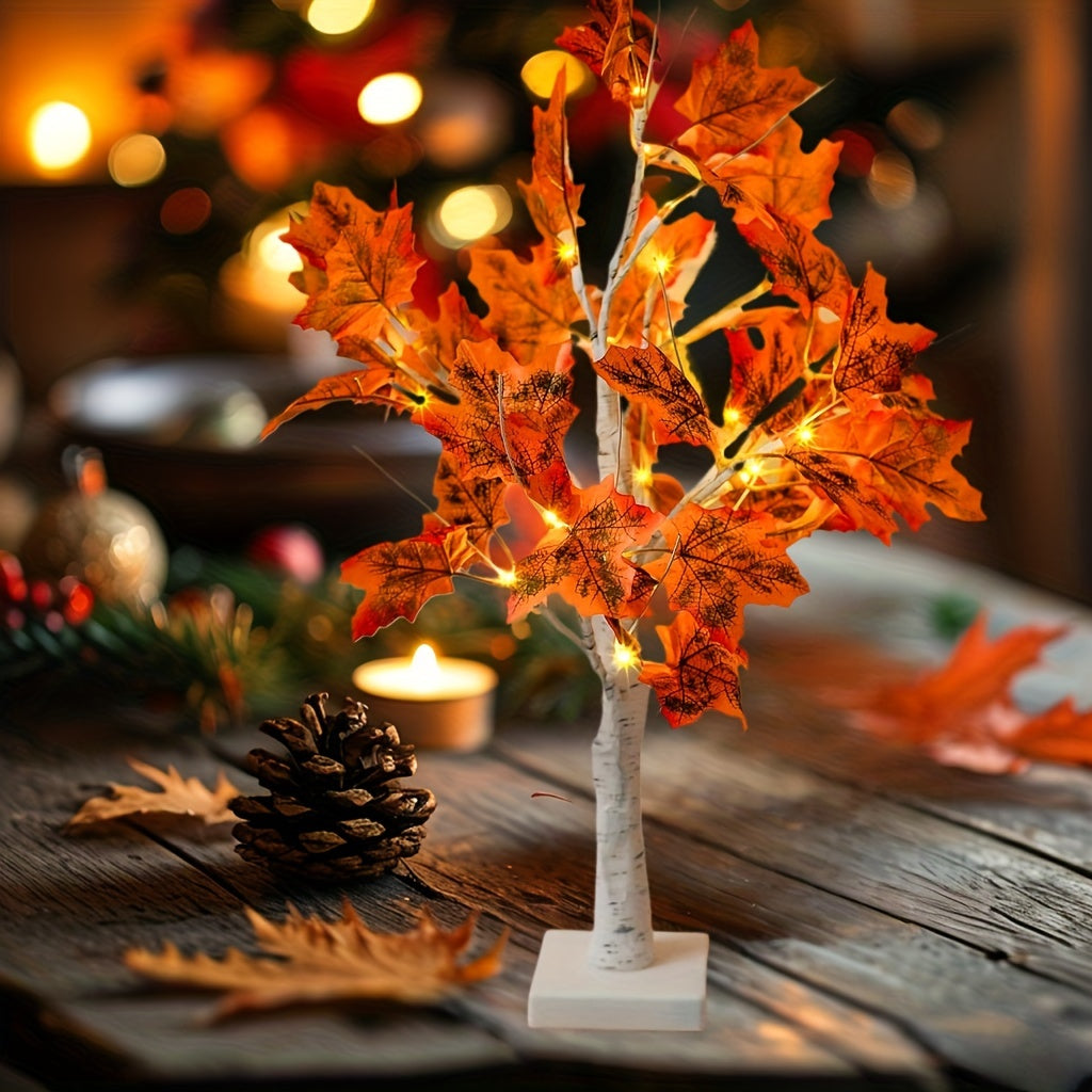 Herfstboom LED Tafellamp – Decoratieve Boom met Warm Wit Licht